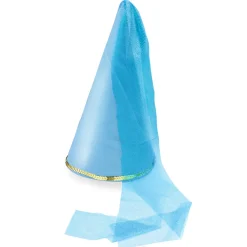 Hut Fee für Kinder mit Schleier, blau
