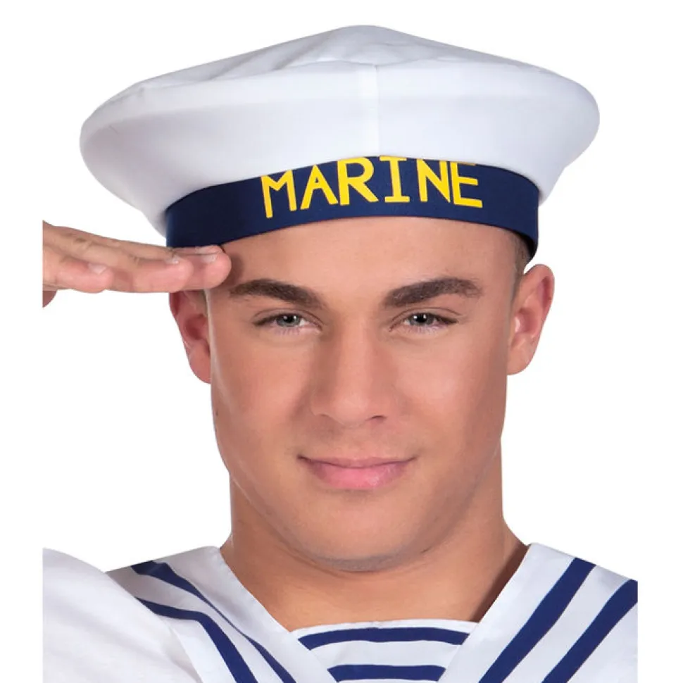 Hut Marine, weiß