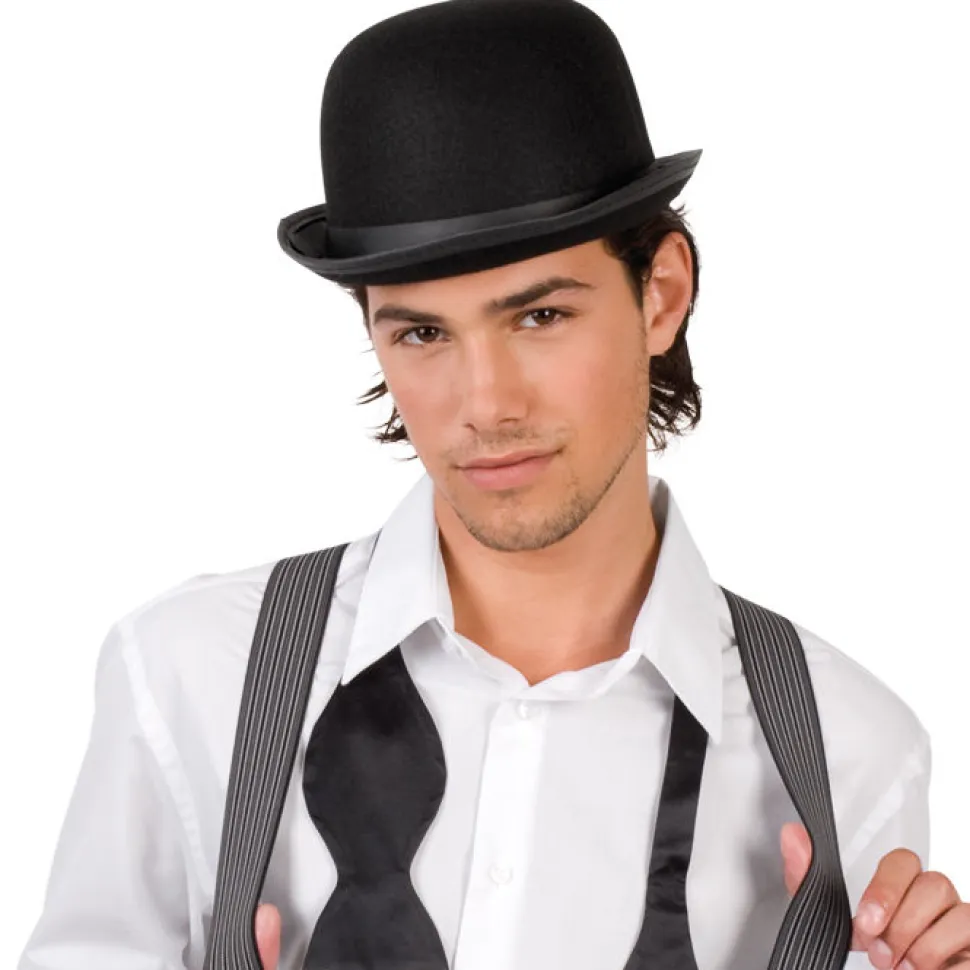 Hut Melone / Bowler, schwarz, Einheitsgröße