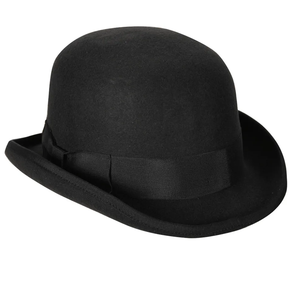 Hut Melone Deluxe, schwarz, KW 57