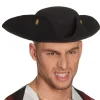 Hut Piraten Dreispitz, schwarz