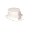 Hut Satin-Zylinder für Damen, weiß, KW 57