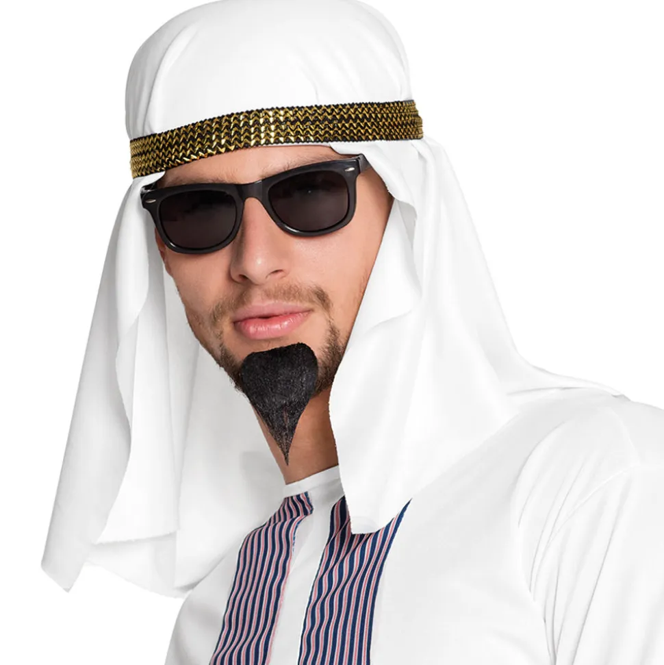 Hut Scheich Abdullah, weiß mit Goldband