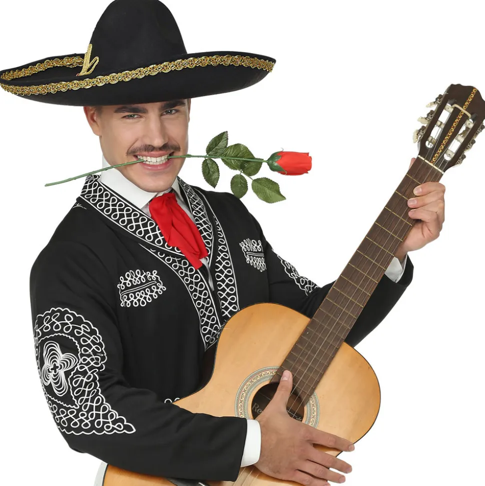 Hut schwarzer Sombrero Deluxe, ca. 50 cm