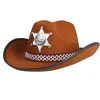 Hut Sheriff für Kinder, braun