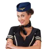 Hut Stewardess Schiffchen, blau