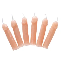 Kerzen Penis, 6 Stk.