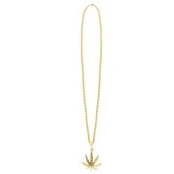 Kette Gras, goldfarben