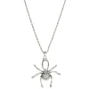 Kette Spinne mit Strass, silber