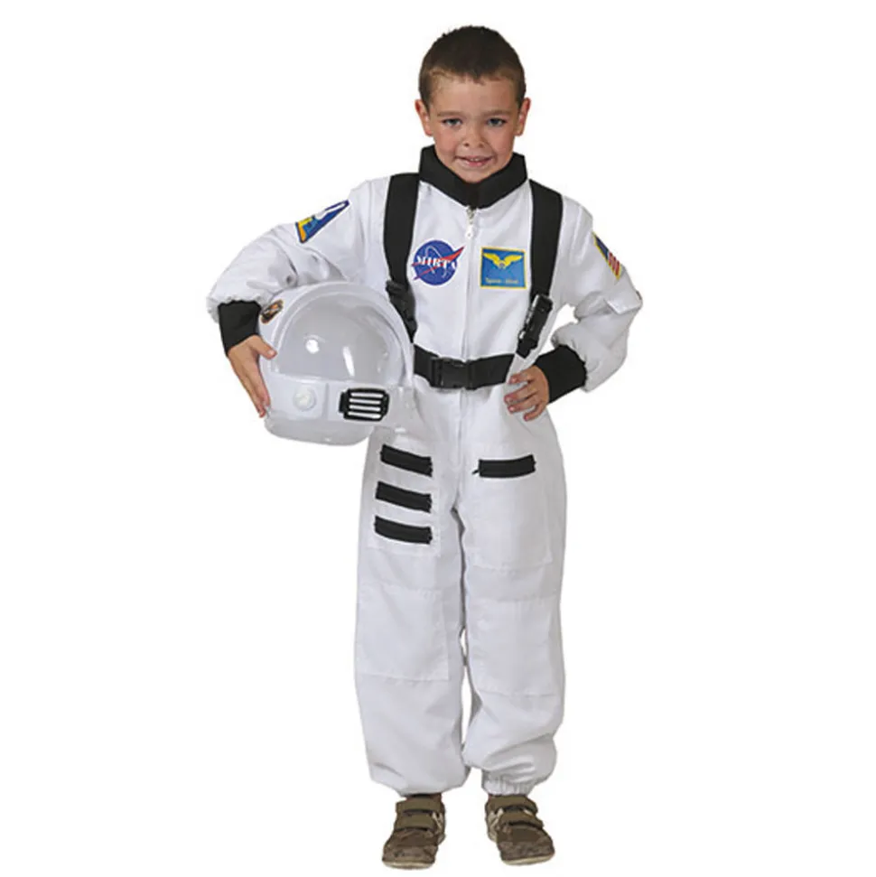 Kinder-Kostüm Astronaut, weiß, Gr. 104-116