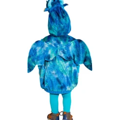 Kinder-Kostüm blauer Drache, Einheitsgröße