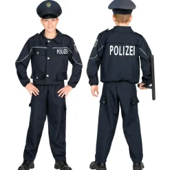 Kinder-Kostüm deutscher Polizist, Gr. 104