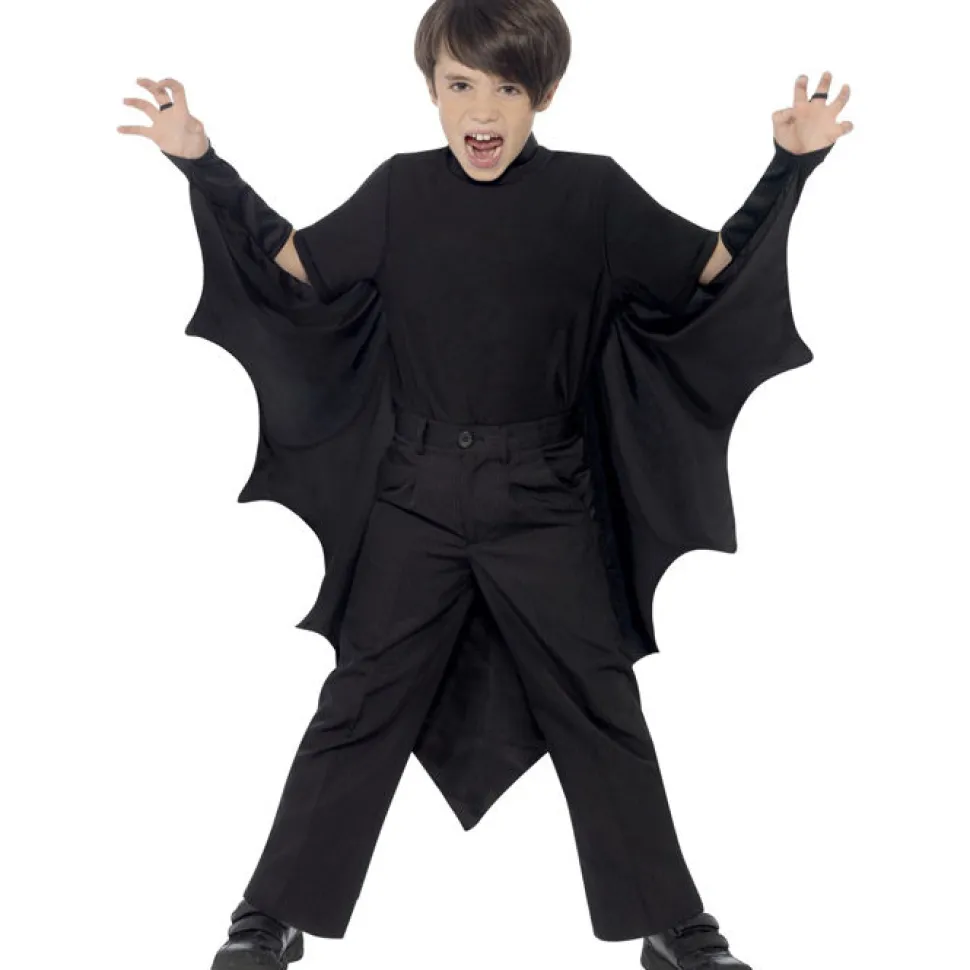 Kinder-Kostüm, Fledermaus-Umhang Einheitsgröße