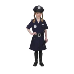Kinder-Kostüm Polizistin, blau, Gr. 116