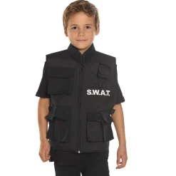 Kinder-Kostüm SWAT Weste, Einheitsgröße