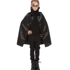 Kinder-Kostüm Umhang Vampir, schwarz