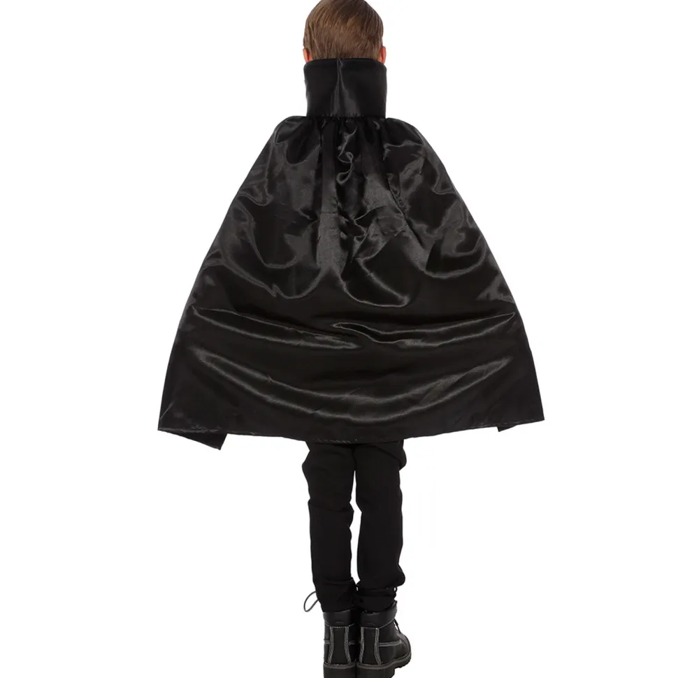 Kinder-Kostüm Umhang Vampir, schwarz