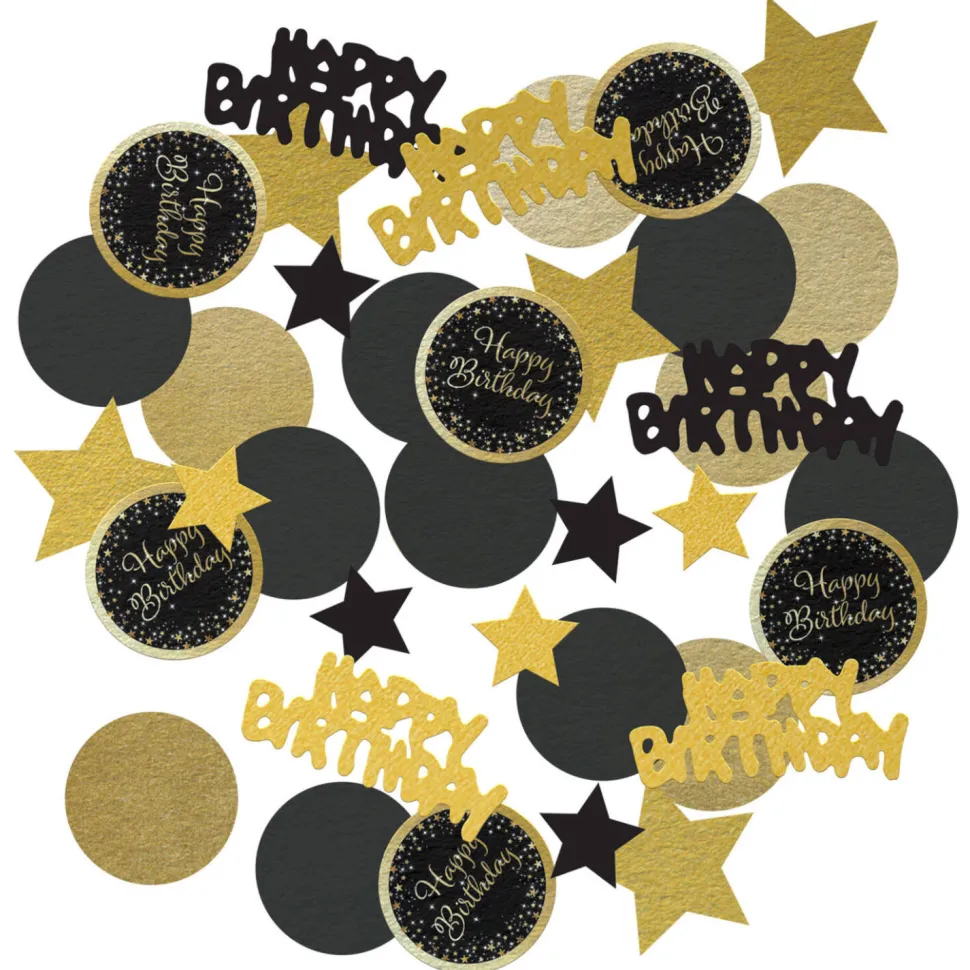 Konfetti Happy Birthday Starlight, aus Folie und Papier, 34 g