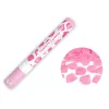 Konfettikanone mit künstlichen Rosenblättern – Rosa – 40 cm