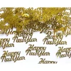 Konfetti Metallic Happy New Year – Gold – 4 × 2 cm – 3 g