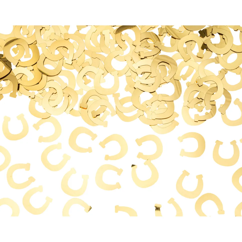 Konfetti Metallic Hufeisen – Gold – 15 g