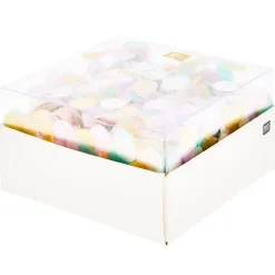 Konfetti rund, Regenbogen Pastell Mix, 20 g