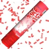 Konfetti-Shooter roter Mix, 20 cm