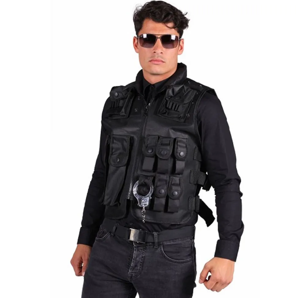 Kostüm SWAT-Weste Deluxe, Einheitsgröße