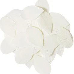 Krepp-Konfetti Rosenblätter, Weiß, 20 g