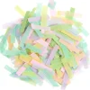 Krepp-Konfetti Streifen, Regenbogen Pastell Mix, 15 g