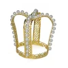 Krönchen mit Perlen, gold