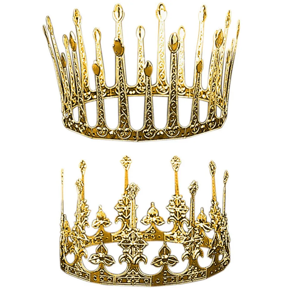 Krone Luxus, Prinzessin, Aluminium, gold