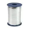 Kräuselband Metallic, Breite 5 mm, 400 m auf der Spule, Silber