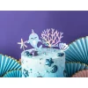 Kuchenstecker / Tortenaufsatz / Toppers Meerestiere – ca. 10 – 15,5 cm – 4 Stück