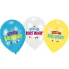Latexballons Happy Birthday, 6 Stück, 27,5cm