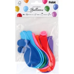 Latexballons Stripetastic, bunt sortiert, 21 cm, 10 Stück