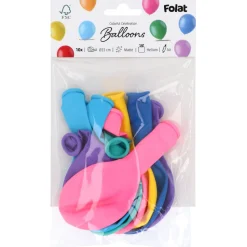 Latexballons Stripetastic, bunt sortiert, 33 cm, 10 Stück