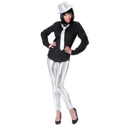 Leggings, silber, Gr. S-M