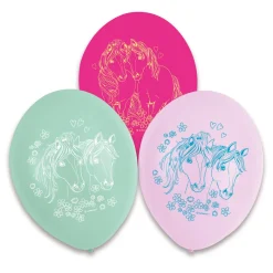 Luftballons Hübsche Ponys, 6 Stück