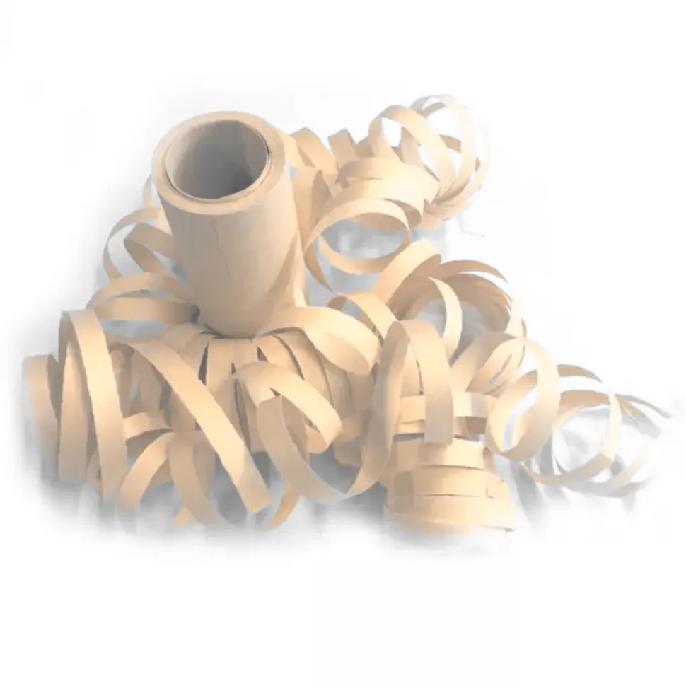 Luftschlange Standard, beige, 1 Rolle