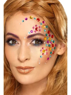 Make-Up FX, Regenbogen-Gesichtsjuwelen, mehrfarbig, Bogen mit 100 Stück