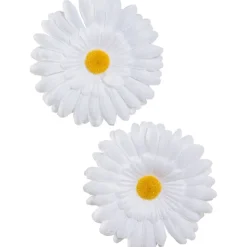 Margeriten-Blüten mit Clip, ca. Ø 12 cm, 2 Stk