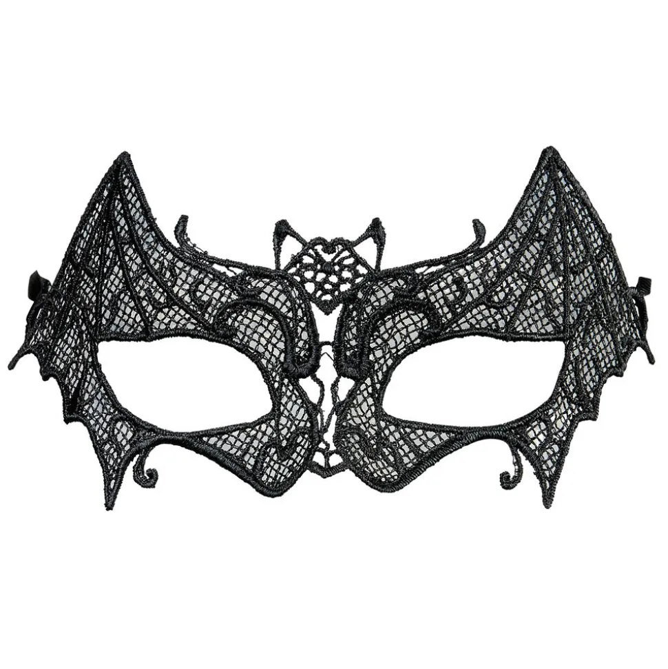 Maske Fledermaus Augenmaske aus Spitze