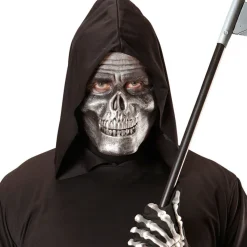 Maske, halb, silber, für das Kinn
