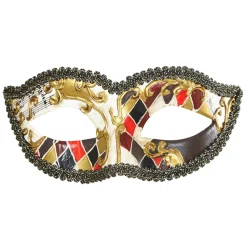 Maske Harlekin Augenmaske