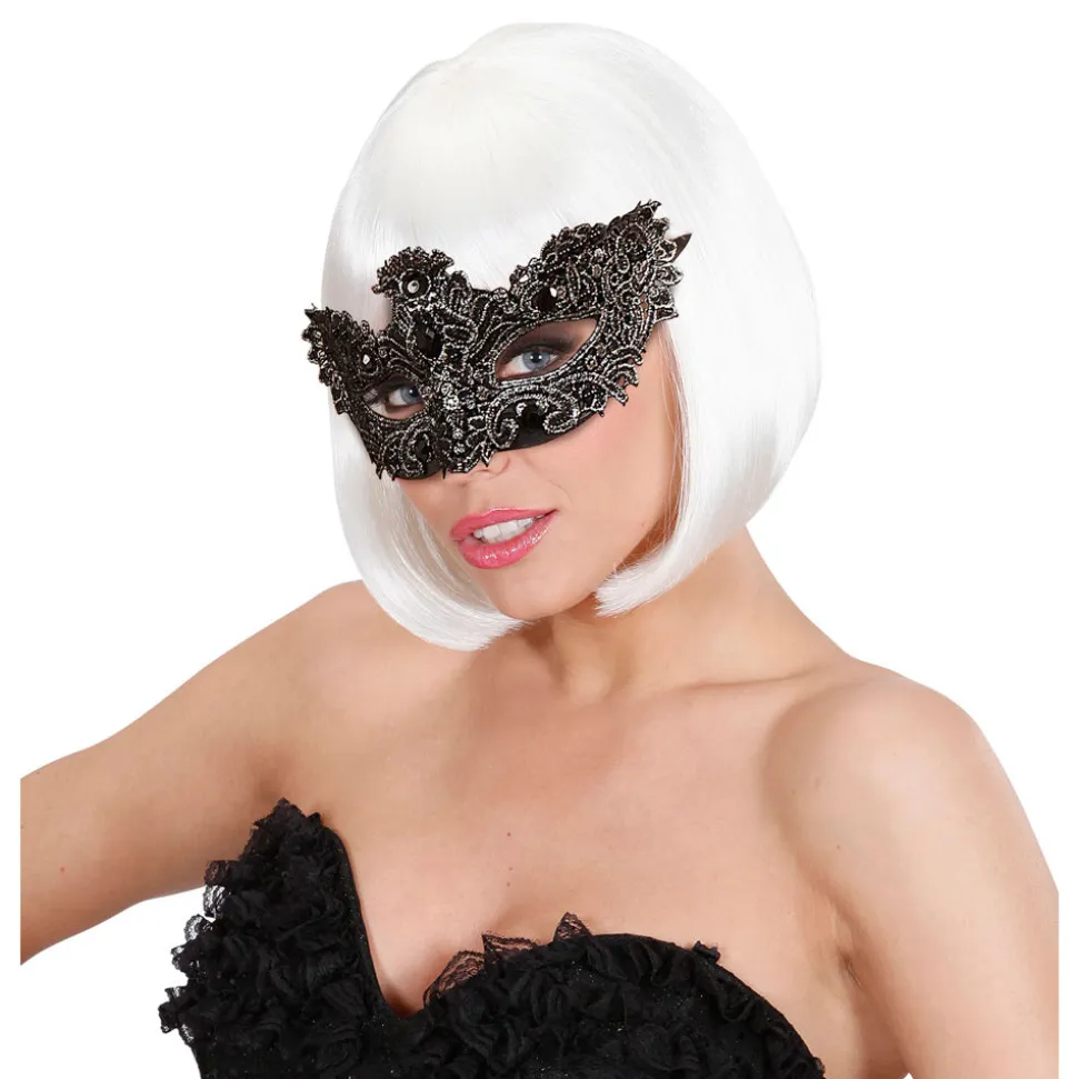 Maske Noblesse Augenmaske, silber
