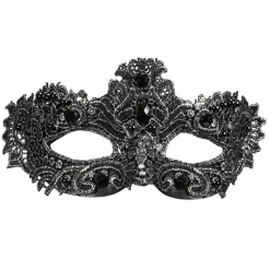 Maske Noblesse Augenmaske, silber