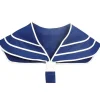 Matrosenkragen, blau