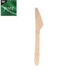 Messer Pure aus Holz, 16,5 cm, 25 Stück