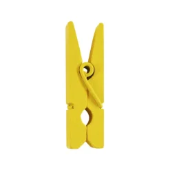 Mini-Wäscheklammern gelb, 3,5 cm, 12 Stk.